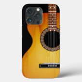 Monogrammed Acoustic Guitar Case-Mate iPhone Case (Achterkant)