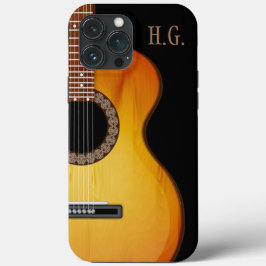 Monogrammed Acoustic Guitar Case-Mate iPhone Case