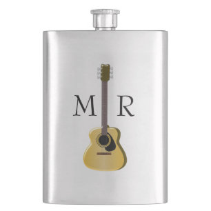 Monogrammed Acoustic Guitar Heupfles