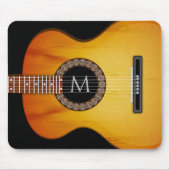 Monogrammed Acoustic Guitar Muismat (Voorkant)