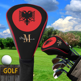 Monogrammed & Albanië Vlaggengolfclubs Hoesjes Golfheadcover