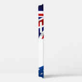 Monogrammed Amerikaanse Britse vlaggen Patriottisc Case-Mate iPhone Case (Achterkant / Rechts)