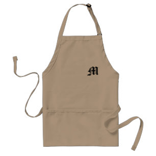 Monogrammed apron standaard schort