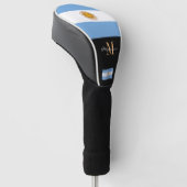 Monogrammed & Argentinië Vlaggengolfclubs Hoesjes Golfheadcover (Schuin)