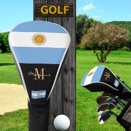 Monogrammed & Argentinië Vlaggengolfclubs Hoesjes Golfheadcover