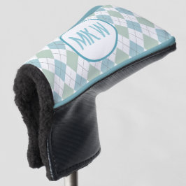 Monogrammed Argyle Golfheadcover