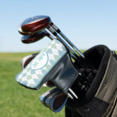 Monogrammed Argyle Golfheadcover (Insitu)