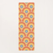 Monogrammed Art Deco Egeïsche Zomer Stralende Mand Yogamat (Achterkant)