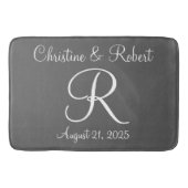 Monogrammed badmat (Voorkant)