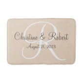Monogrammed badmat (Voorkant)