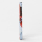 Monogrammed Bald Eagle American Flag Patriotic Case-Mate iPhone Case (Achterkant/links)