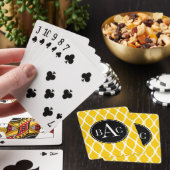 Monogrammed Barcelona Print Pokerkaarten (Insitu)