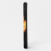 Monogrammed Baseball Hoesje-Mate iPhone Case (Achterkant/links)