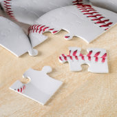 Monogrammed Baseball Pile Photo Close-Up Legpuzzel (Zijkant)