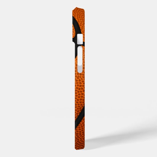 monogrammed basketbal Case-Mate iPhone case (Achterkant / Links)