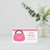 Monogrammed Bermuda Bag Business of Contact Kaart Visitekaartje (Staand voorkant)