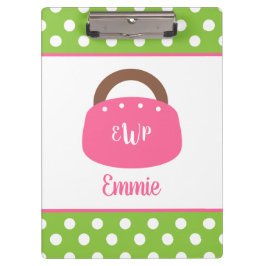 Monogrammed Bermuda Bag - Gepersonaliseerd klembor Klembord