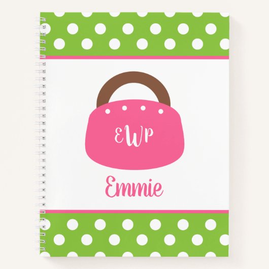 Monogrammed Bermuda Bag Notitieboek (Voorkant)
