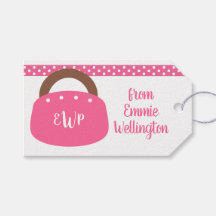 Monogrammed Bermuda Bag Personalized Gift Labels