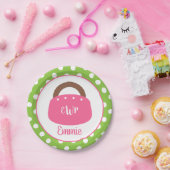 Monogrammed Bermuda Bag Personalized Party Borden Papieren Bordje (Feest)