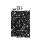 Monogrammed Black Metal Mosaic Heupfles (Links)