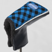 Monogrammed Blade Putter Head Hoesje Golfheadcover (3/4 voorkant)