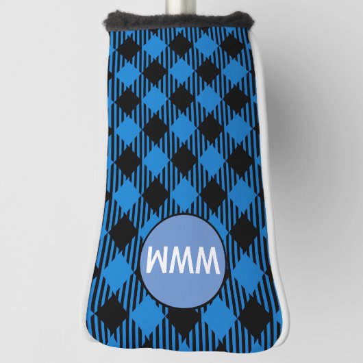 Monogrammed Blade Putter Head Hoesje Golfheadcover (Draai 90)