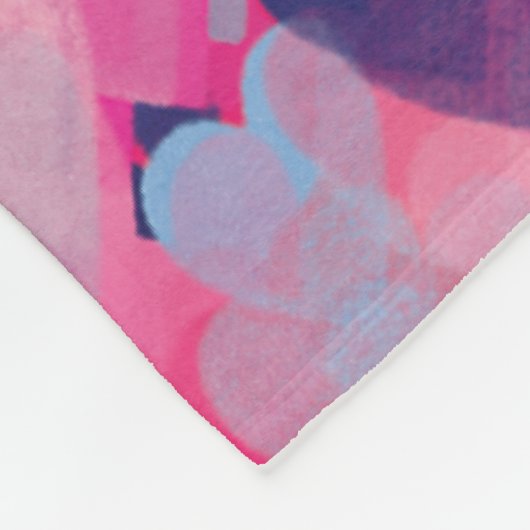 Monogrammed Blanket of Love Fleece Deken (Hoek)