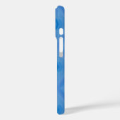 Monogrammed Blauw en Wit iPhone / iPad case (Achterkant / Links)