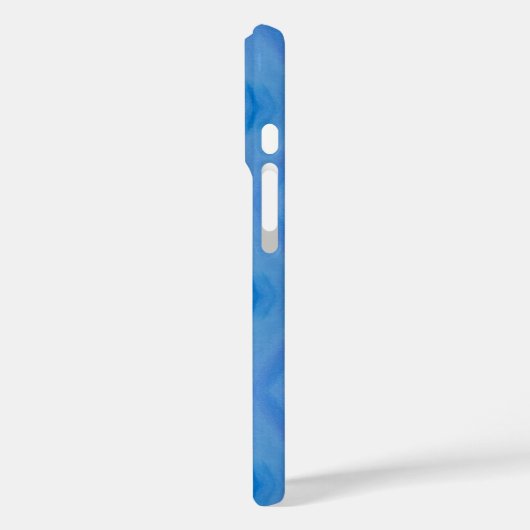 Monogrammed Blauw en Wit iPhone / iPad case (Achterkant / Links)