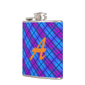 Monogrammed Blue Paars Neon Heupfles (Links)