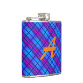 Monogrammed Blue Paars Neon Heupfles (Rechts)
