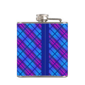 Monogrammed Blue Paars Neon Heupfles (Achterkant)