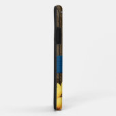 MONOGRAMMED BLUE RUSTIC SUNFLOWER Case-Mate iPhone CASE (Achterkant/rechts)