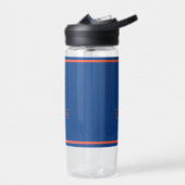 Monogrammed Blue Waterfles (Links)