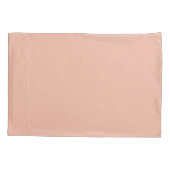 Monogrammed Blush Pink Kussensloop (Achterkant-Links)