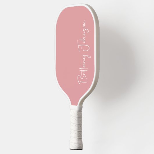 Monogrammed Blush Pink Pickleball Paddle (Links)