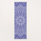 Monogrammed Boho Mandala Paarse Elegant Yogamat (Achterkant)