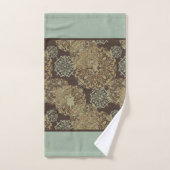 Monogrammed Boho Moody Mandalas Bad Handdoek (Handdoek)