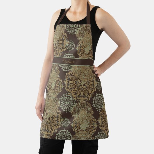 Monogrammed Boho Moody Mandalas Schort (Insitu)