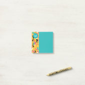 Monogrammed Boldy Colored Abstract Post-it® Notes (Op bureau)