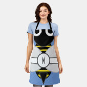 Monogrammed BumbleBee Apron Schort (Gedragen)