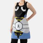 Monogrammed BumbleBee Apron Schort (Insitu)