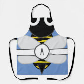 Monogrammed BumbleBee Apron Schort (Voorkant)