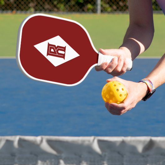 Monogrammed Burgundy Pickleball Paddle (Insitu)
