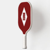 Monogrammed Burgundy Pickleball Paddle (Links)