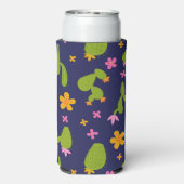 Monogrammed Cactus Fun Personalized Seltzer Blikjeskoeler (Seltzer Achterkant)