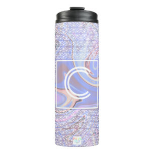 Monogrammed Calypso Thermosbeker