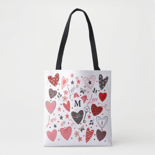 Monogrammed-Canvas tas (Voorkant)