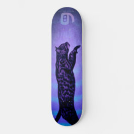 Monogrammed Cat Skateboard